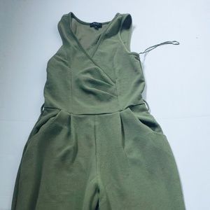 Olive green jumpsuit